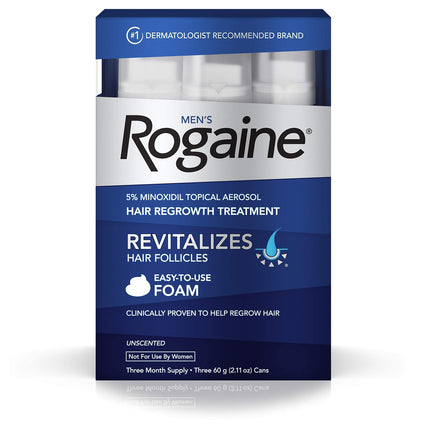 Rogaine men's reactivates hair