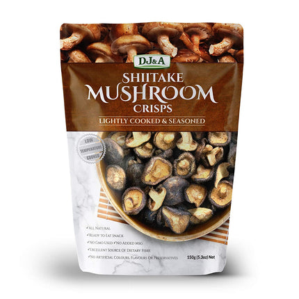 Shiitake Mushroom Crisps - Lightly Cooked and Seasoned 10.28 Ounce (10.58 Ounce)