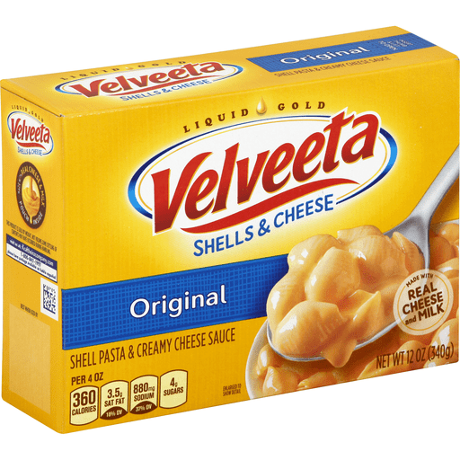 Velveeta,Shell Pasta & Creamy