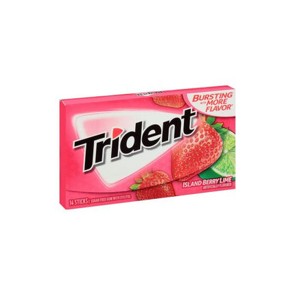 Trident Island Berry Lime Gum 14 Sticks