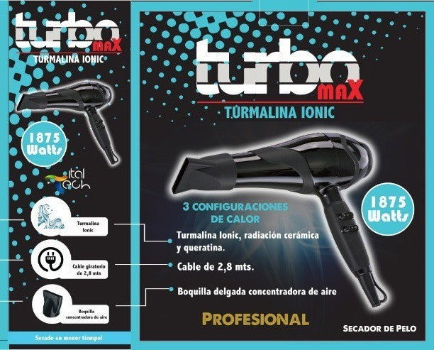 Secador Hd45 Turmalina Ionic