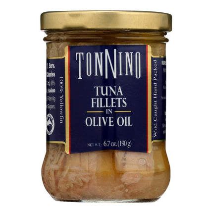 Tonnino Tuna Fillets in Olive Oil - 6.7 oz