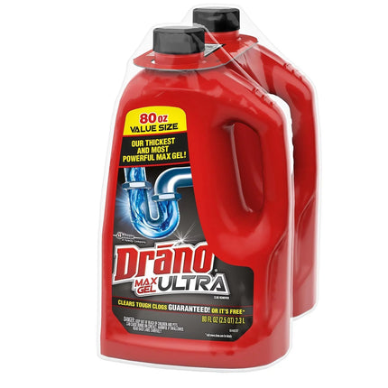 Drano,Max Gel Ultra Clog Remov