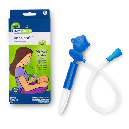 Ezy Dose Aspirador Nasal Para Niños Permite Soplar Para Crear Succión Eliminando La Necesidad De Filtros Y Brindando Tranquilidad Se Limpia Fácilmente