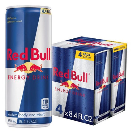 Red Bull Energy Drink, 8.4 Fl Oz (4 pack