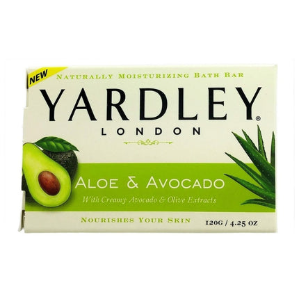 Yardley London Aloe & Avocado Moisturizing Bath Bar 120Gr 24 Und