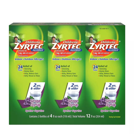 Zyrtec,Allergy Children s Grap