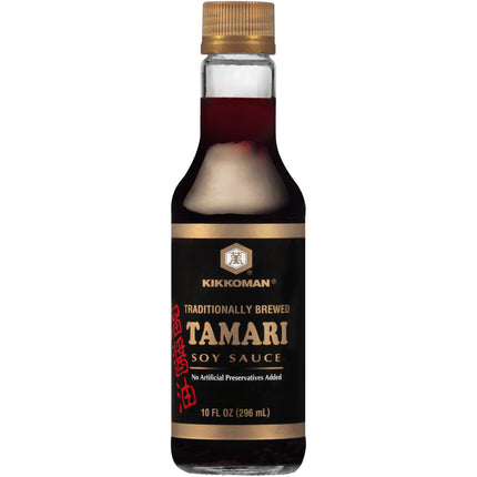 Kikkoman Traditionally brewed tamari soy sauce 10 FL Oz.