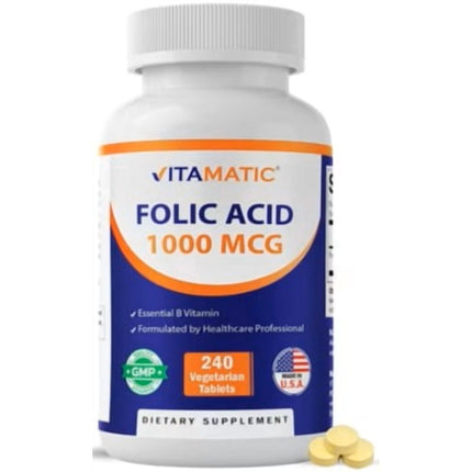Vitamatic Folic Acid 1000 mcg