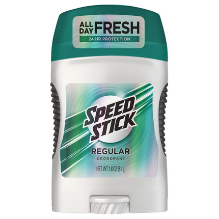 Speed Stick. Desodorante Regular Fresco Todo El Dia 24Hrs De Protección. Contenido Neto 51Gr.