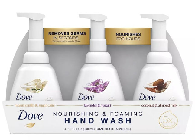 Dove nourishing y foaming 3 Ct