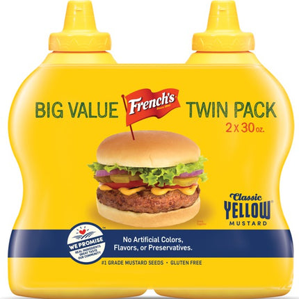 French s Classic Yellow Mustard 850Gr 2 Und