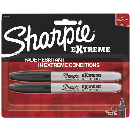 Sharpie extreme fine permanent marker.