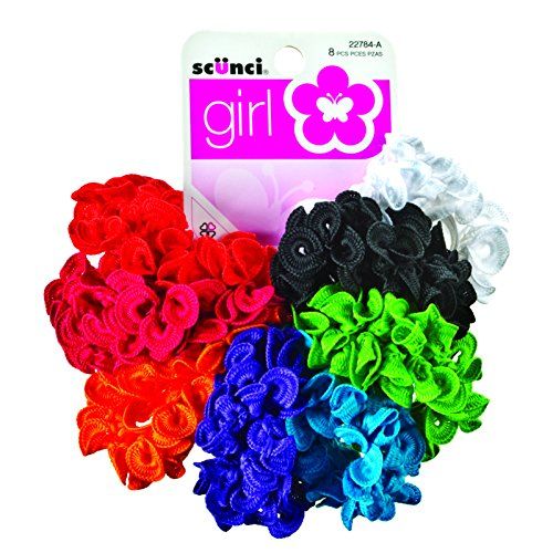 8-Pk Ponytailers Brights