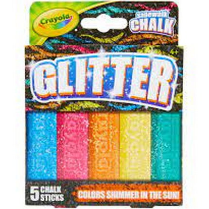 Real Chalk Convered In Clitter