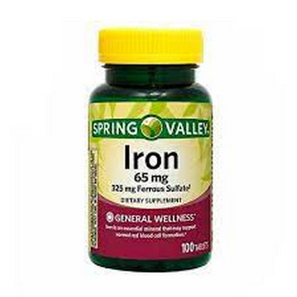 Spring Valley Iron Tablets Die