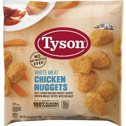 Tyson White Meat Chicken Nuggets 2.26 kg