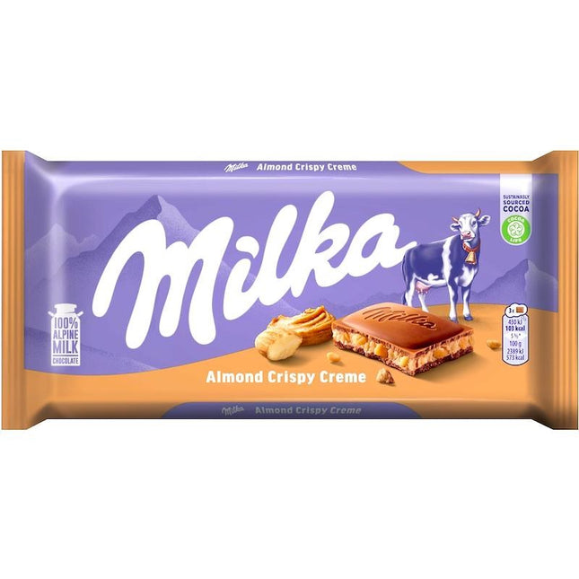 Chocolate Milka Almond Crispy