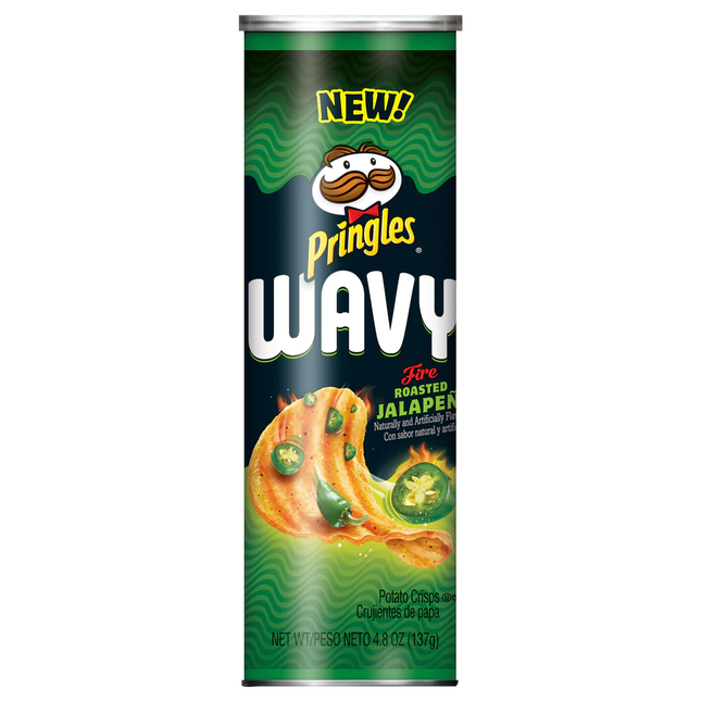 Pringles Wavy Fire Roasted Jal