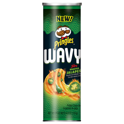 Pringles Wavy Fire Roasted Jal