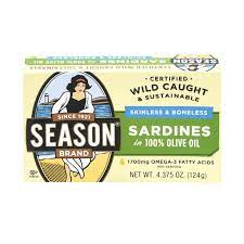 Season Sardines In Olive Oil - 4.375 OZ