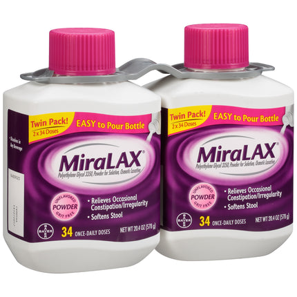 Miralax 34 Once Daily Doses 20.4oz