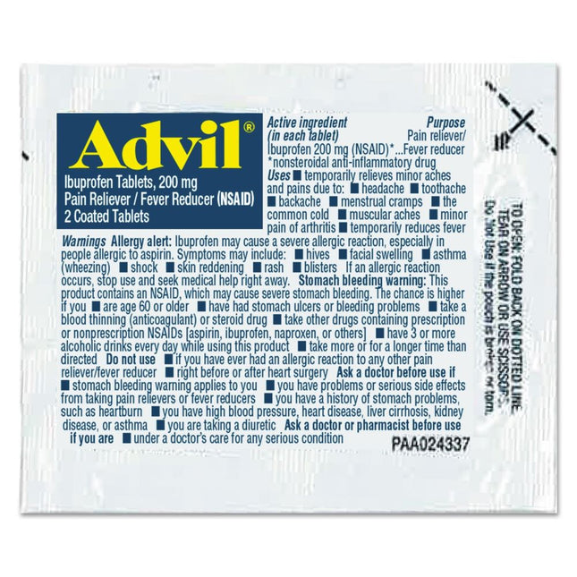 Advil Ibuprofeno, 200 mg, 2 c