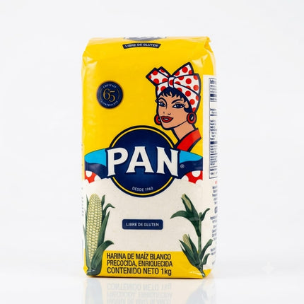 PAN, Harina de Maiz Blanco Pre
