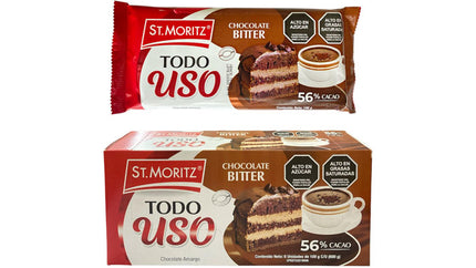 Chocolate Todo Uso Biter 56% Cacao 100 gr