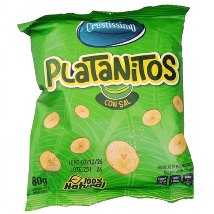 Crustissimo  Platanitos 80g