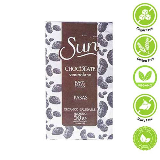 Sun Chocolate Pasa 70% 50g