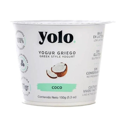 Yolo Yogur Griego Coco 150 gr.