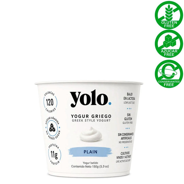 Yolo Yogur Griego Plain 150