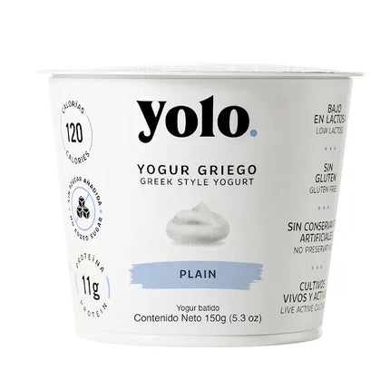Yolo Yogur Griego Plain 150