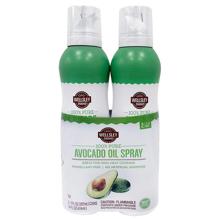 Wellsley Farms 100% Pure avocado oil spray two pack-7 fl Oz