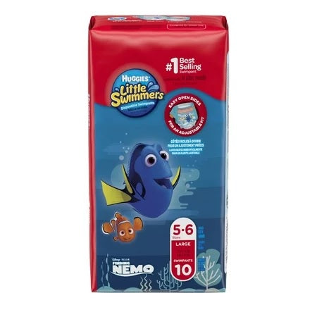 Huggies little swinmmers 10 disposable swint pants 5-6