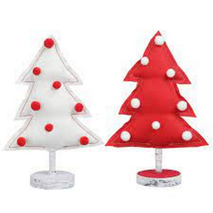 Holiday Time Red and White Fab