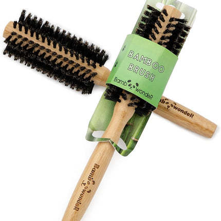 Bamboo Hair Brush, 100% Boar B