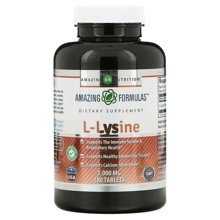 Amazing Formulas L-Lysine 1000