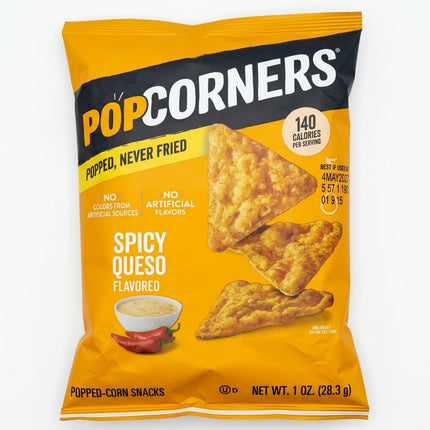 Pop Corners Spicy Queso 1 Oz