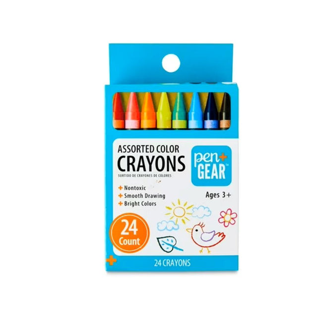 Pen+gear assorted color crayo