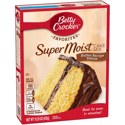 Betty Crocker,Super Moist Cake