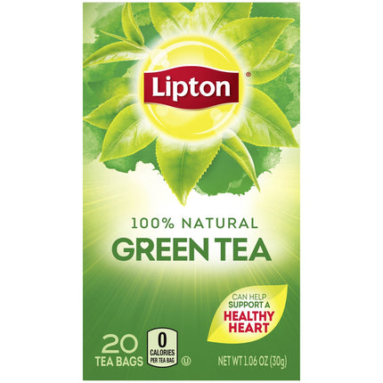 Lipton, Pure Green Tea Bags  20 ct