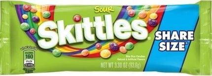 Skittles Sour Candy, Share Siz