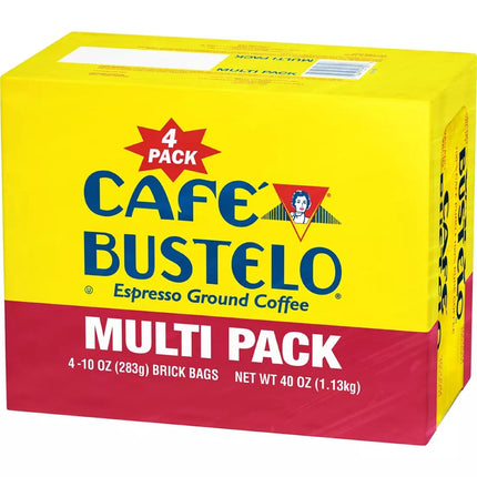 Caf‚ Bustelo Caf‚ Espresso Molido 283Gr 4 Und