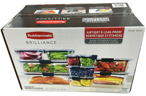 Rubbermaid Brilliance 20 Piece