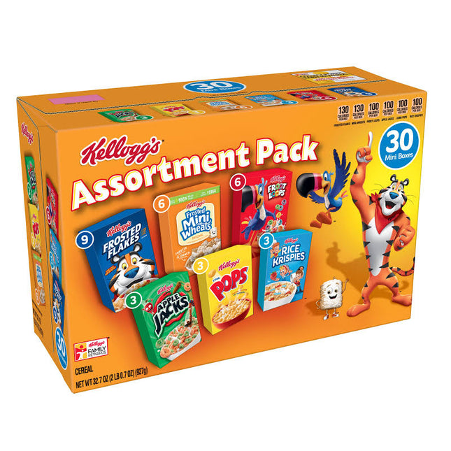 Kellog s,Assortment Pack 9 Fro
