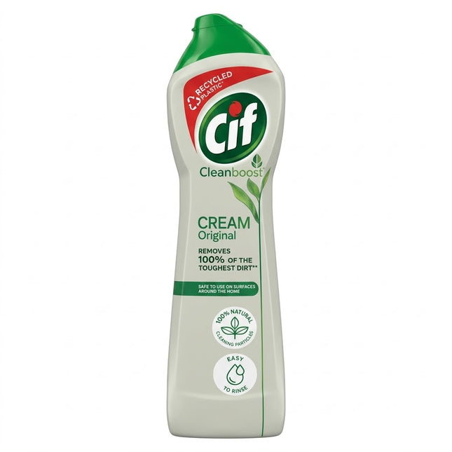 Cif cream removes 100% of the