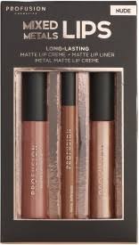 Mixed Metals Lips Nude