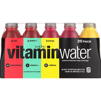 Vitamin Water Variety 20 CT